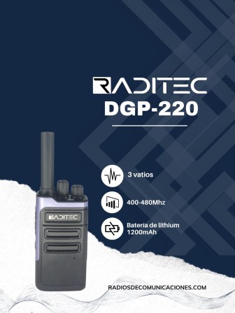 Radio de Comunicación - Raditec -DGP-220